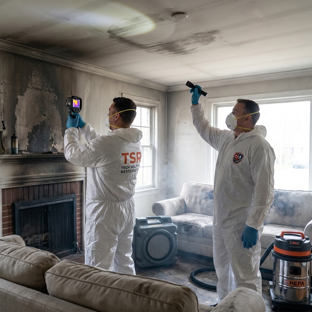 Fire and Smoke Damage Restoration Restoration